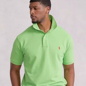 Polo Ralph Lauren Pima Interlock Polo shirt Men’s XL‎ Light Lime Green